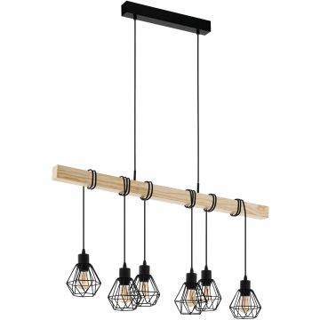 Lampă cu pendul TOWNSHEND 5 43133 6x60W/E27 de la Eglo