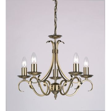 Candelabru BERNICE 2030-5AN 5x60W/E14 IP20 de la Endon