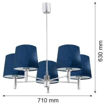 Candelabru BOLZANO 2074 5x15W/E27 IP20 de la Argon