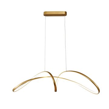 Lampă cu pendul FERMI 20026P-GD 3000K|4000K|6000K 1x50W/LED 2800lm IP20 de la Zuma Line