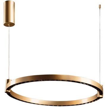 Lampă cu pendul DIAMANTE LA118/CO1_80_gold 3000K 1x48W/LED 2880lm IP20 de la Altavola Design