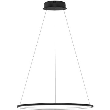 Lampă cu pendul Ledowe okręgi LA073/P_40_in_3k_21W_black 3000K 1x21W/LED 1260lm IP20 de la Altavola Design
