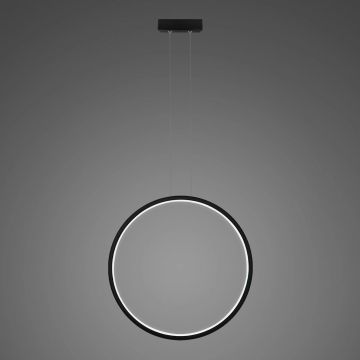 Lampă cu pendul Ledowe okręgi LA073/X_80_in_3k_43W_black 3000K 1x43W/LED 2580lm IP20 de la Altavola Design