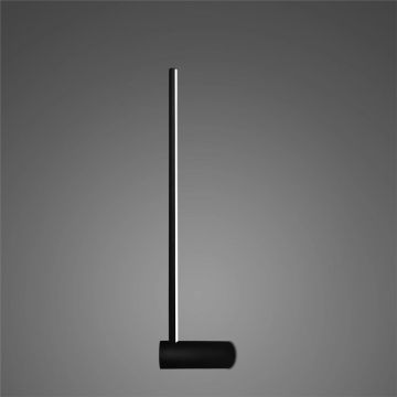 Aplique de perete Linea No.1 LA089/W2_80_3k_13W_black 3000K 1x13W/LED 780lm IP20 de la Altavola Design