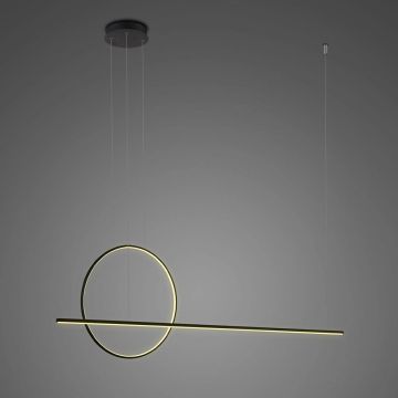 Lampă cu pendul Linea No.2 LA087/PX120_40_3k_39W_black 3000K 2x39W/LED 2350lm IP44 de la Altavola Design