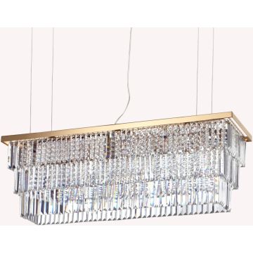 Lampă cu pendul MARTINEZ 213583 8x40W/E14 ip20 de la Ideal Lux