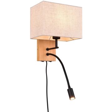 Aplique de perete NILAM 212870236 3000k 2x31w/led+e27 310lm ip20 de la Trio