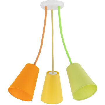 Lampă de tavan WIRE COLOUR 2106 3x60W/E27 de la TK Lighting
