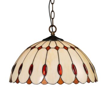 Lampă cu pendul TIFFANY XVI. 226 2x60W/E27 IP20 de la Prezent