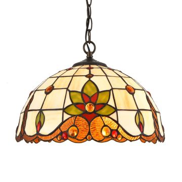 Lampă cu pendul TIFFANY XVII. 220 2x60W/E27 IP20 de la Prezent