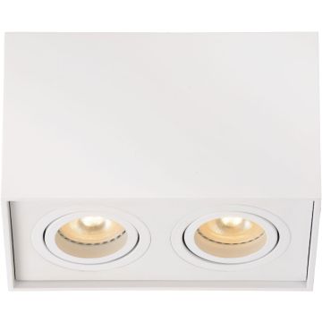 Lumină montată pe suprafață TUBE 22953/02/31 2x50w/gu10 ip20 de la Lucide