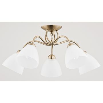 Candelabru AMARILLO 23755 5x60W/E27 de la Alfa
