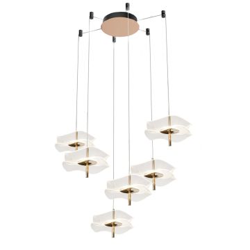 Lampă cu pendul Mariposa LA102/CO6 3000K 6x36W/LED 2160lm IP20 de la Altavola Design