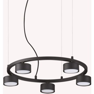Lampă cu pendul MINOR 235516 5x9W/GX53 ip20 de la Ideal Lux
