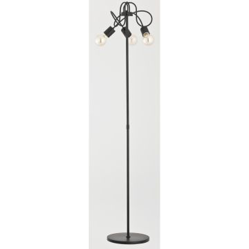 Lampă de podea TANGO BLACK 23179 3x60W/E27 de la Alfa