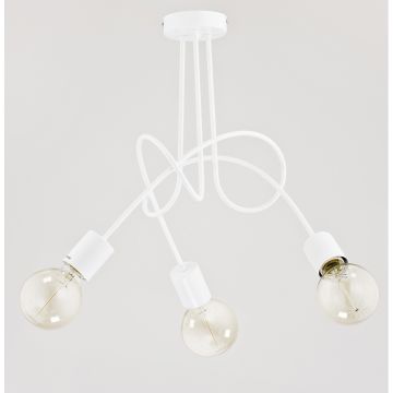 Lampă de tavan TANGO WHITE 23613 3x60W/E27 de la Alfa