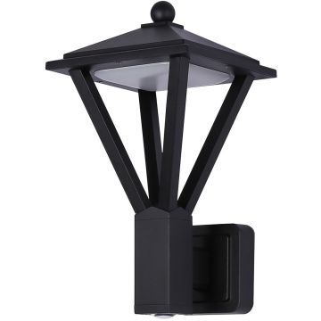 Aplique de perete Bons OWL-22474-BK 3000K 1x12W+3W/LED 590lm IP54 de la Italux