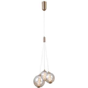 Lampă cu pendul Butero PND-34359-3-HBR-AMB 3000K 3x12W/LED 1095lm IP20 de la Italux