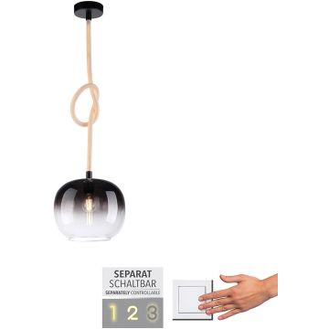 Lampă cu pendul LUMA 2410-18 3000k 1x53W/E27 640lm de la Paul Neuhaus