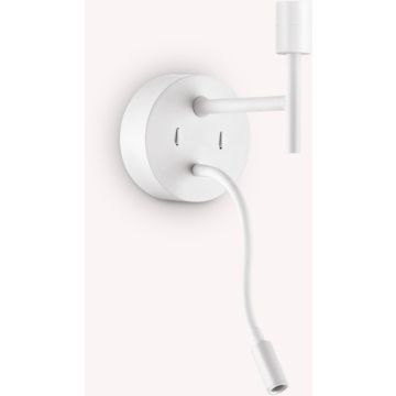 Braț pentru aplique de perete SET UP 259819 1x42W/E27+1x3W/LED ip20 de la Ideal Lux