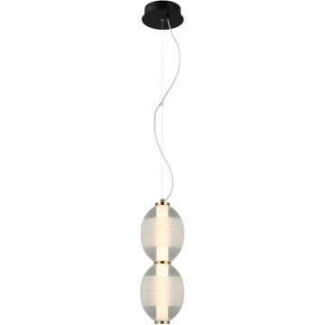 Lampă cu pendul Rinot PND-45372-2-WH-CL 3000K 1x16W/LED 980lm IP20 de la Italux