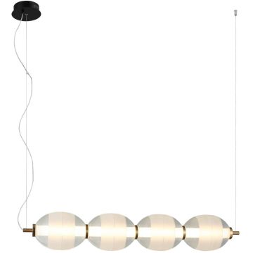 Lampă cu pendul Rinot PND-45372-4-WH-CL 3000K 1x29W/LED 1600lm IP20 de la Italux