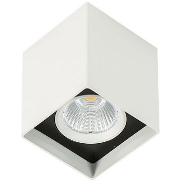 Lumină montată pe suprafață Alden White Black 4000K SLC78002/12W 4000K WH+BL 4000K 1x12W/LED 1010lm IP20 de la Italux