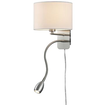 Aplique de perete HOTEL 271170201 3000k 2x43w/led+e14 310lm ip20 de la Trio