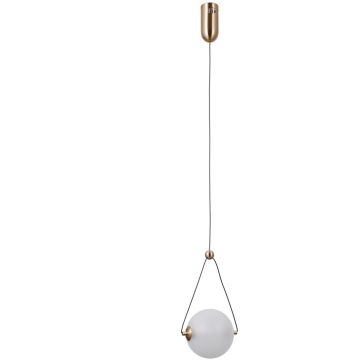 Lampă cu pendul Rastia PND-34361-S-HBR-OPAL 3000K 1x6W/LED 650lm IP20 de la Italux