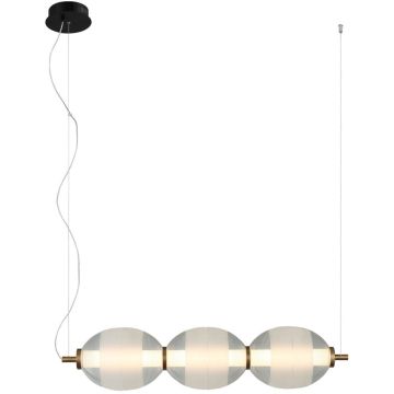Lampă cu pendul Rinot PND-45372-3-WH-CL 3000K 1x22W/LED 1200lm IP20 de la Italux