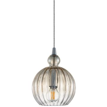 Lampă cu pendul Biron PND-8744-1S-CGSH 1x60W/E27 IP20 de la Italux