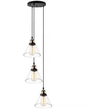 Lampă cu pendul NEW YORK LOFT LA034/CO3 3x40W/E27 IP20 de la Altavola Design