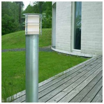 Lampă de podea STOCKHOLM 288GA 1x9W/E27 IP65 de la Norlys