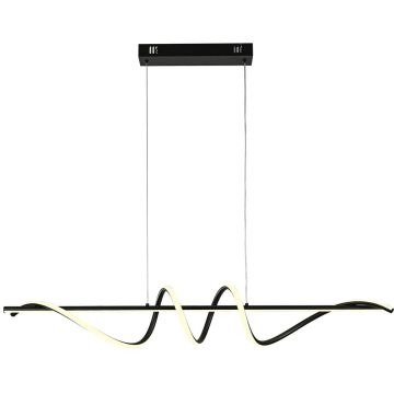 Lampă cu pendul Bastelo PND-24154-BK 3000K/4000K/6000K 1x40W/LED 3400lm IP20 de la Italux