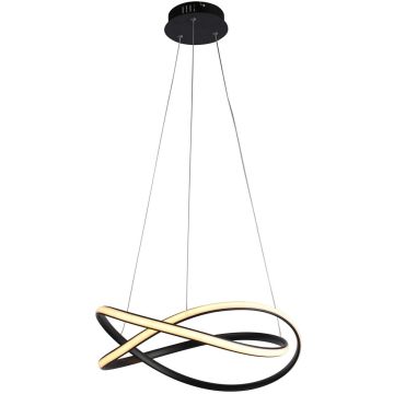 Lampă cu pendul Rumio PND-23917-BK 3000K/4000K/6000K 1x40W/LED 3400lm IP20 de la Italux