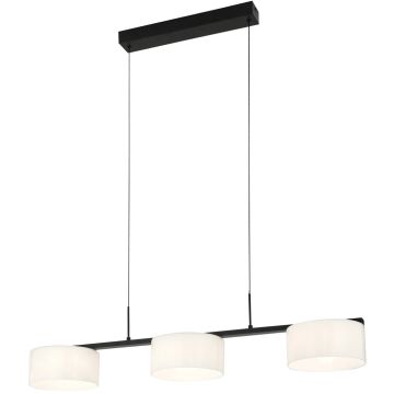 Lampă cu pendul Austis PND-02836-3-BK 3000K/4000K/6000K 1x24W/LED 3700lm IP20 de la Italux