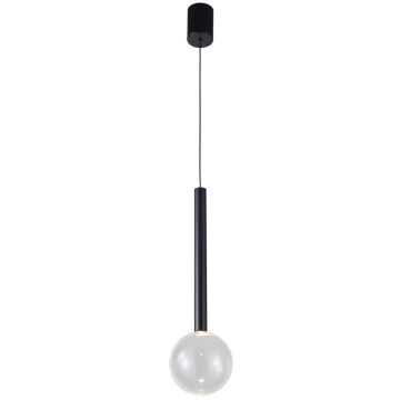 Lampă cu pendul Alinos PND-24019-1A-BK 3000K 1x6W/LED 200lm IP20 de la Italux