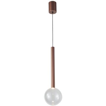 Lampă cu pendul Alinos PND-24019-1A-COPP 3000K 1x6W/LED 200lm IP20 de la Italux