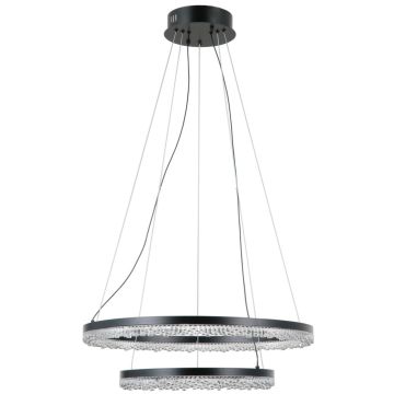 Lampă cu pendul Barlo PND-34526-2L-BK 3000K/4000K/6000K 2x36W/LED 3100lm IP20 de la Italux