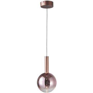 Lampă cu pendul Camino PND-24038-1A-COPP 3000K 1x8W/LED 271lm IP20 de la Italux