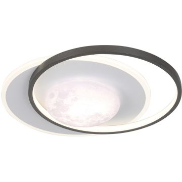 Lampă de tavan Desulo PLF-02727-M-BK 3000K/4000K/6000K 1x40W/LED 5300lm IP20 de la Italux
