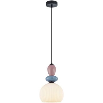 Lampă cu pendul Domali PND-36816-1A-BK-WH 1x40W/E27 IP20 de la Italux