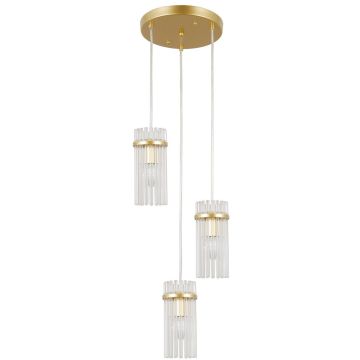 Lampă cu pendul Merto PND-40930-3A-GD 3x40W/E14 IP20 de la Italux