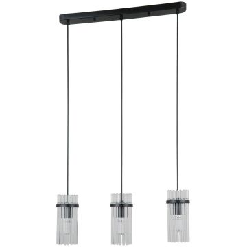 Lampă cu pendul Merto PND-40930-3B-BK 3x40W/E14 IP20 de la Italux