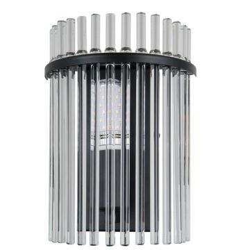 Aplique de perete Merto WL-40930-1A-BK 1x40W/E14 IP20 de la Italux