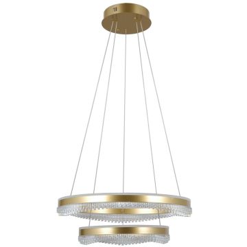 Lampă cu pendul Morte PND-34535-2L-GD 3000K/4000K/6000K 2x70W/LED 6200lm IP20 de la Italux