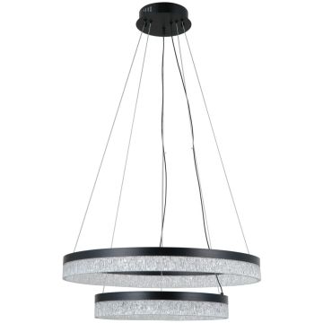 Lampă cu pendul Pantal PND-34533-2L-BK 3000K/4000K/6000K 2x36W/LED 2300lm IP20 de la Italux