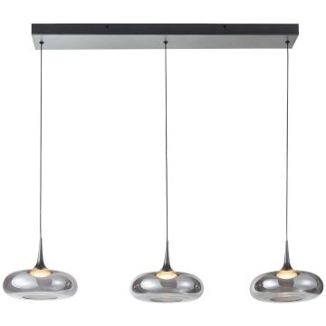 Lampă cu pendul Tenele PND-24028-3B-SILV 3000K 3x21W/LED 1300lm IP20 de la Italux