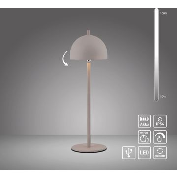 Lampă de masă BELLIS 19244-39 3000k 1x2,5W/LED 210lm ip54 de la Paul Neuhaus