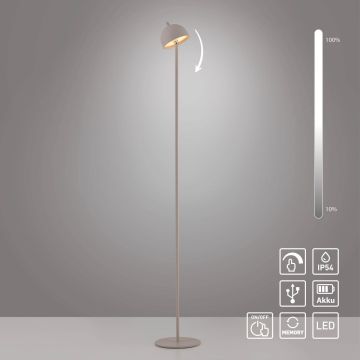 Lampă de podea BELLIS 19245-39 3000k 1x2,5W/LED 240lm ip54 de la Paul Neuhaus